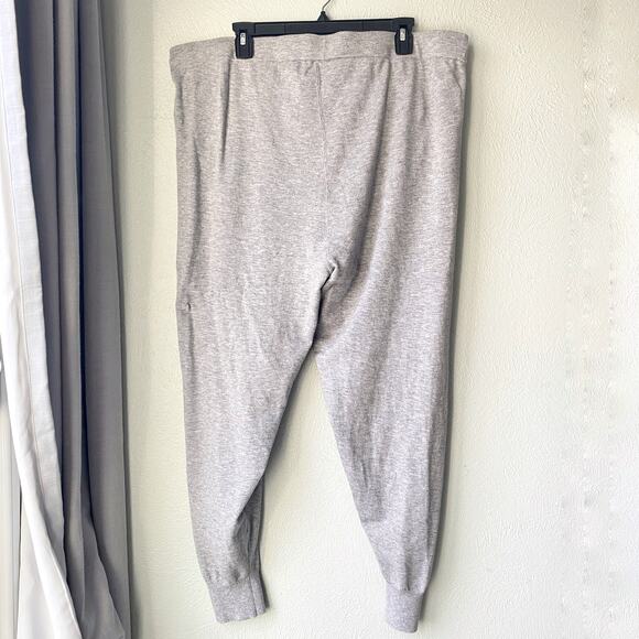 Laurie Felt Plus Size Cashmere Blend Light Gray Jogger Sweatpants Pant Womens 1X - Picture 8 of 9